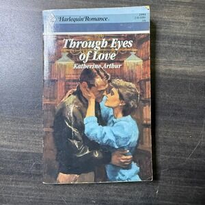 Harlequin Romance Through Eyes of Love Katherine Arthur Paperback Novel 1980s‎